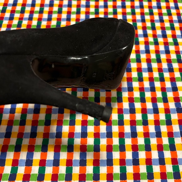 Louis Vuitton suede heels 8